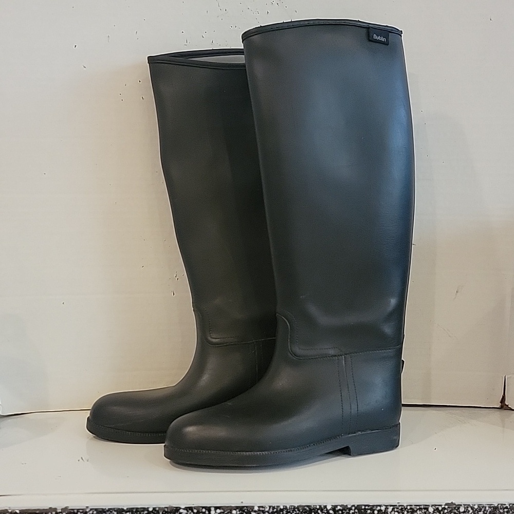 Dublin Black‎ Universal Tall Equestrian Boots 38/8